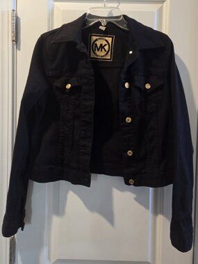 Michael Kors Black Jean Jacket